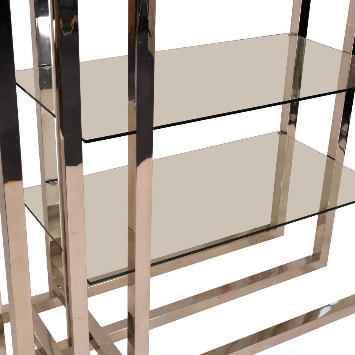 Belgravia Steel and Glass Display Unit 120x60x230cm by Libra Designs | Style Our Home
