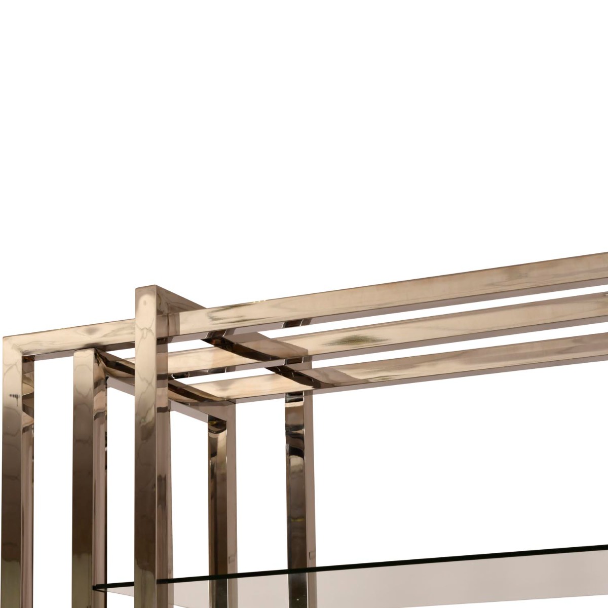 Belgravia Steel and Glass Display Unit 120x60x230cm by Libra Designs | Style Our Home
