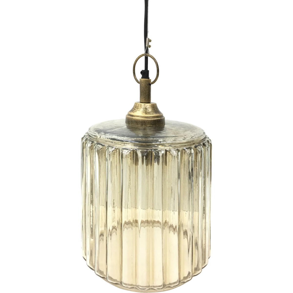 Urban Copper Lustre Glass Pendant 36 cm height E27 60W by Libra Designs | Style Our Home
