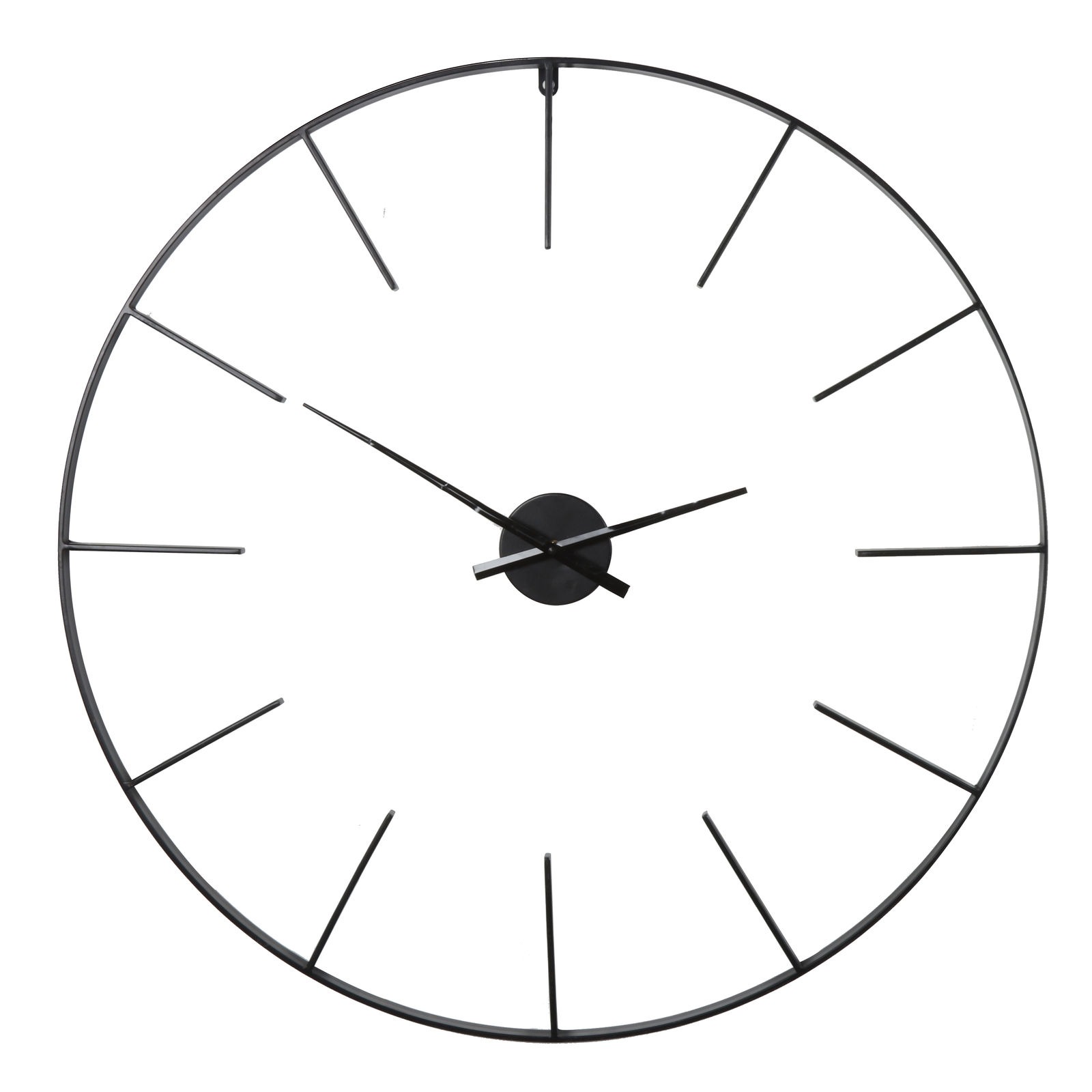 Tiverton Black Skeleton Wall Clock  By Libra | Style Our Home