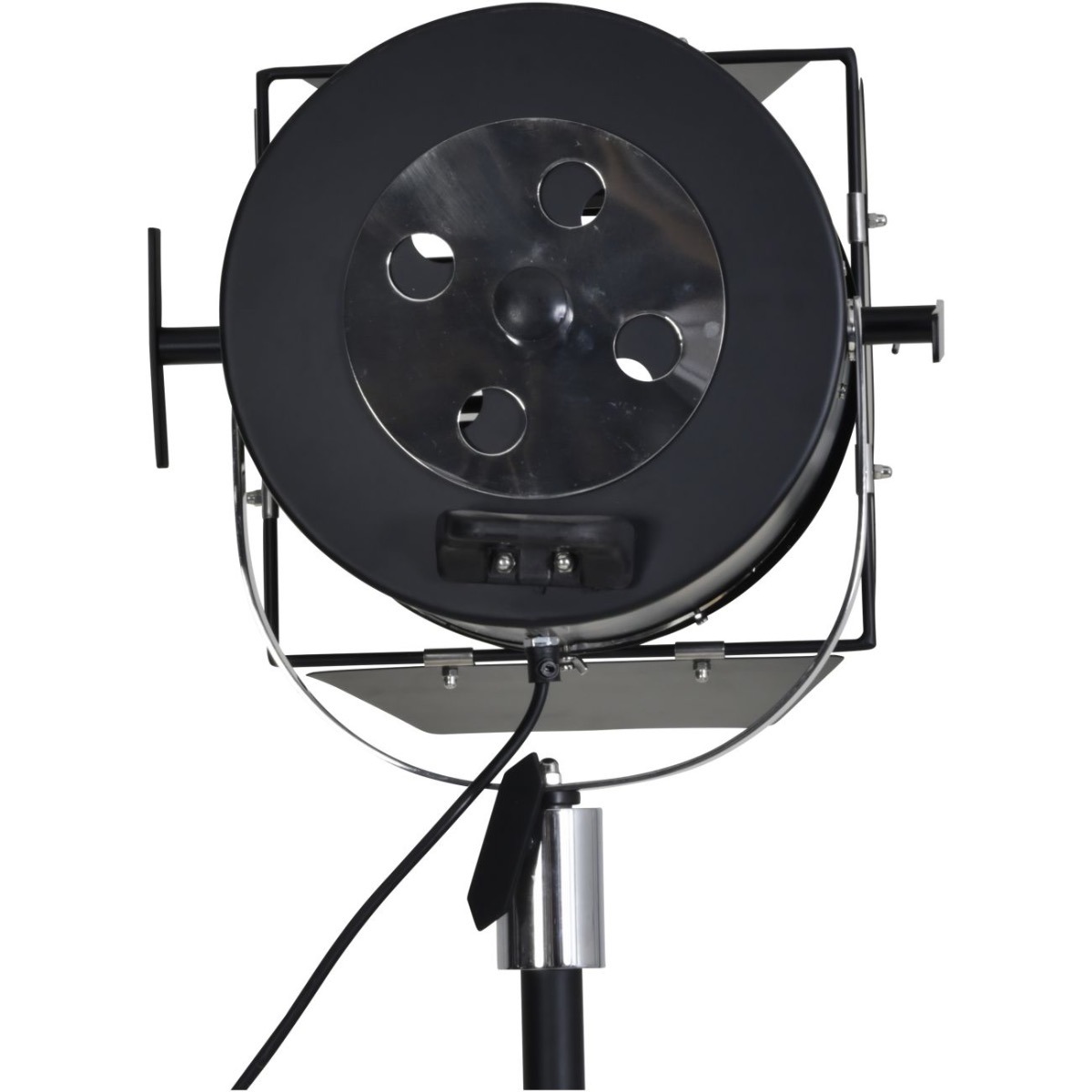 Clarky Spotlight on Black Tripod Base