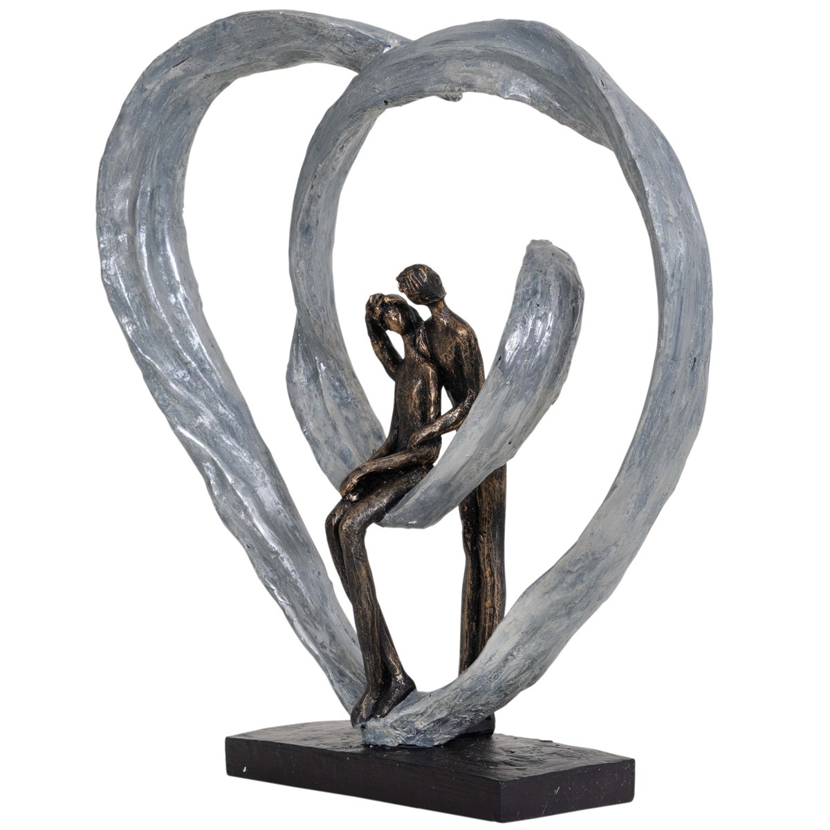 Love Sculpture In Circular Heart By Libra | Style Our Home
