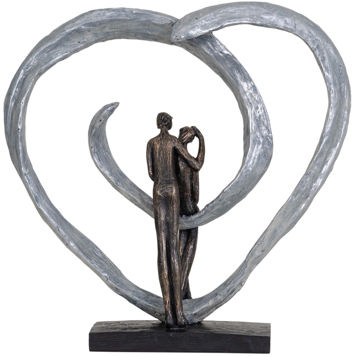 Love Sculpture In Circular Heart By Libra | Style Our Home