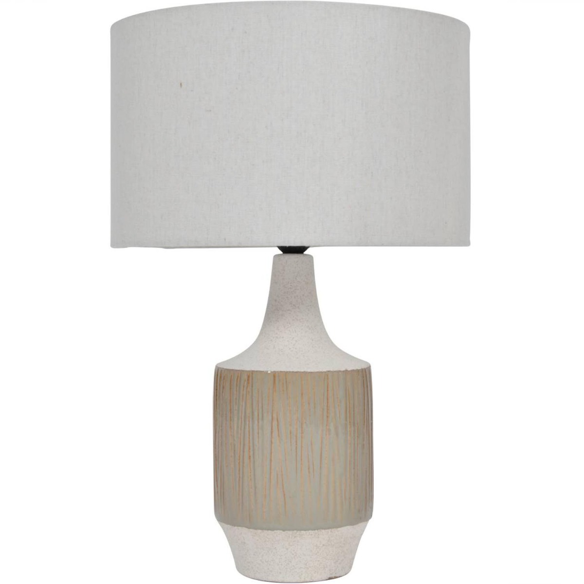 Porcelain Reeds Lamp With Shade - E27 60W by Libra Designs | Style Our Home
