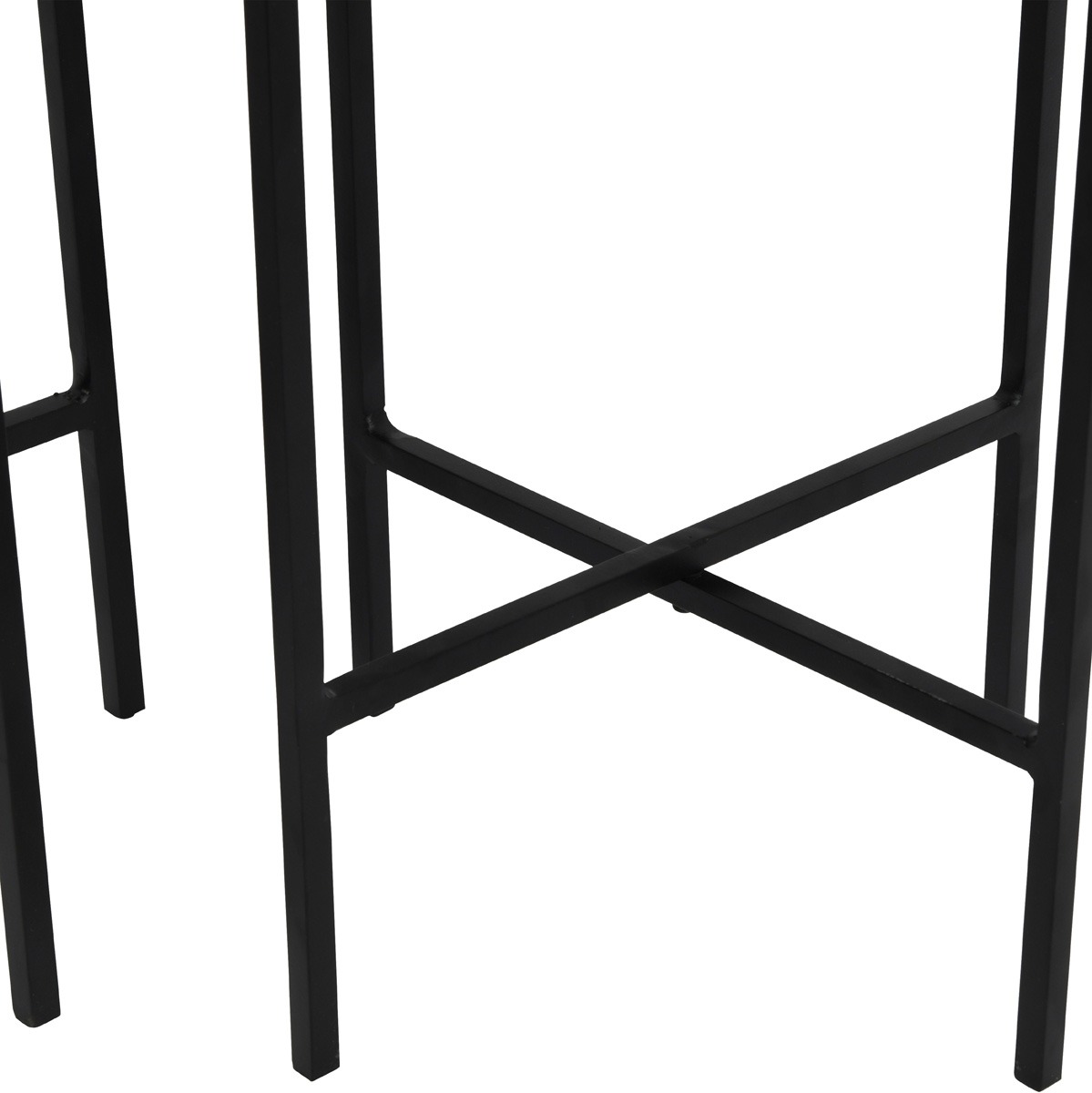 Clyde Floor Standing Brass Set of 2 Planters on Black Stands By Libra | Style Our Home