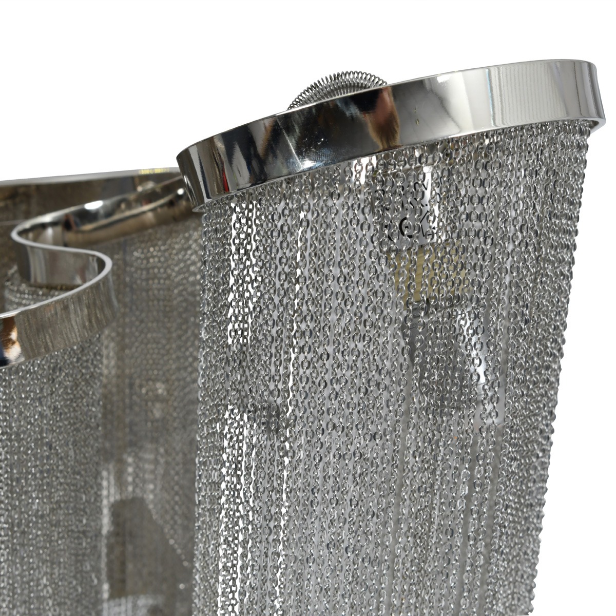 Niagara Silver Chain 3 Bulb Wall Lamp By Libra | Style Our Home