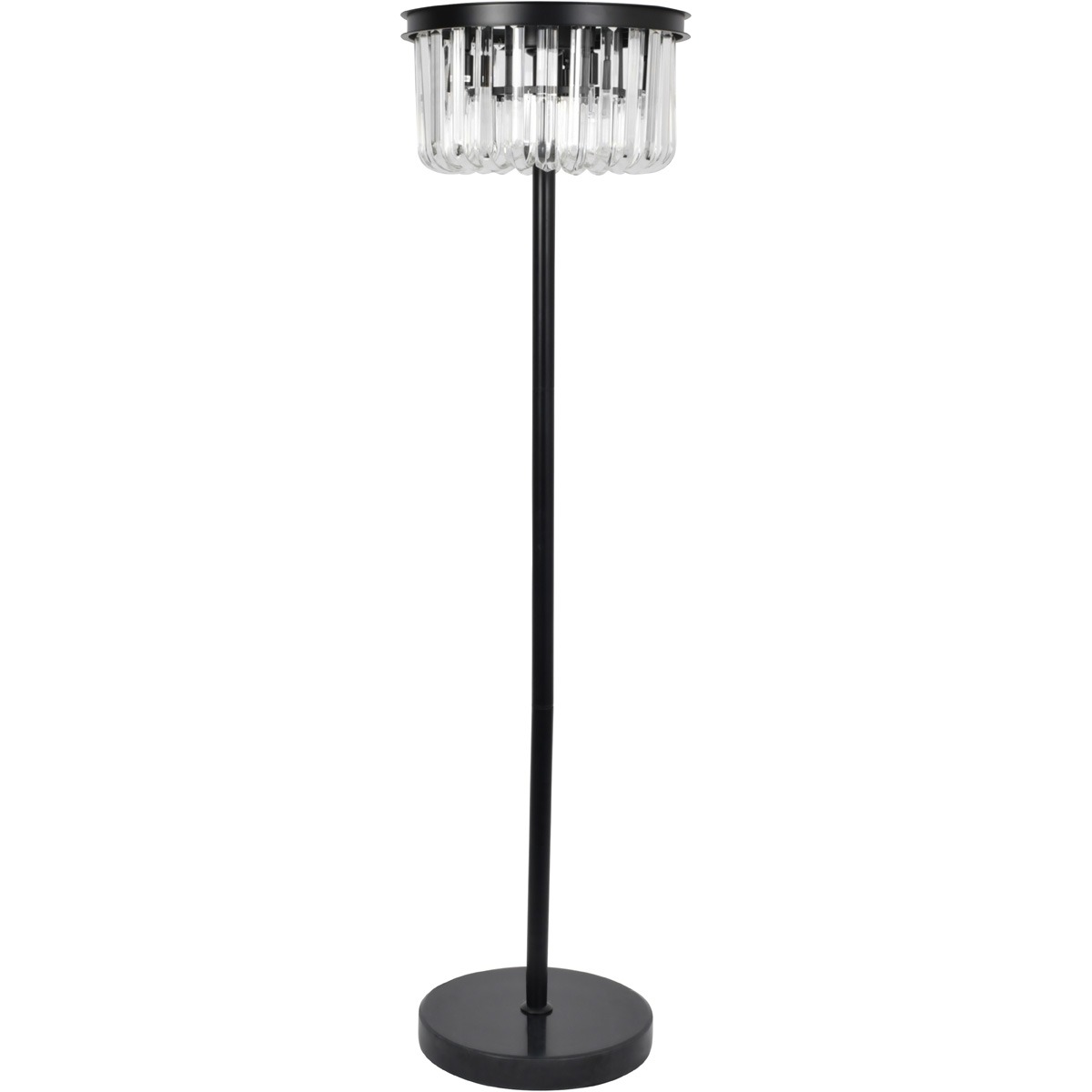 Cowdray Glass Droplet Circular Floor Lamp By Libra | Style Our Home