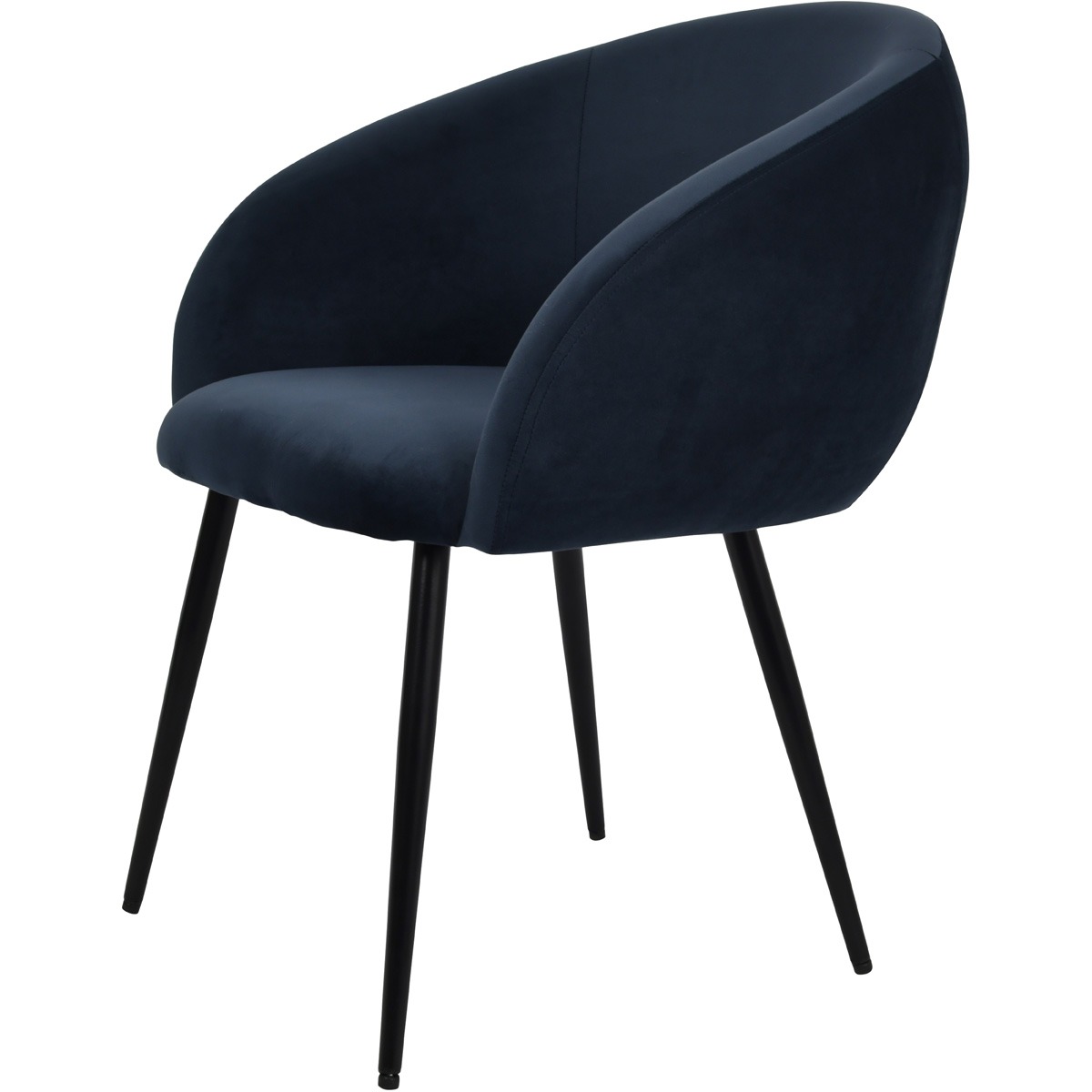 Langley Dining Chair in Royal Blue Velvet By Libra | Style Our Home
