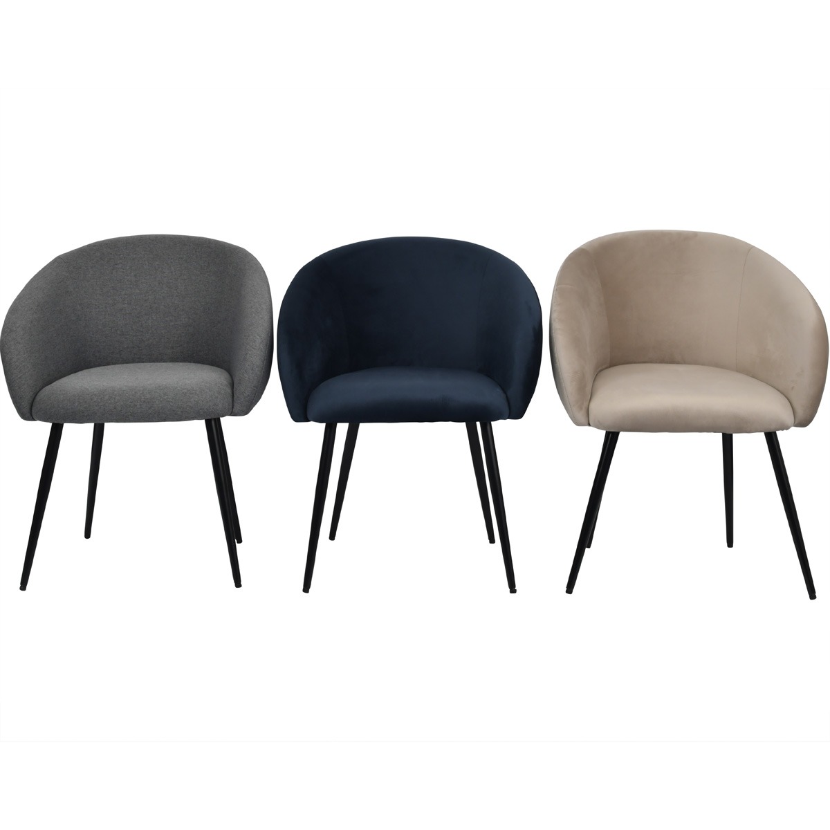 Langley Dining Chair in Royal Blue Velvet By Libra | Style Our Home