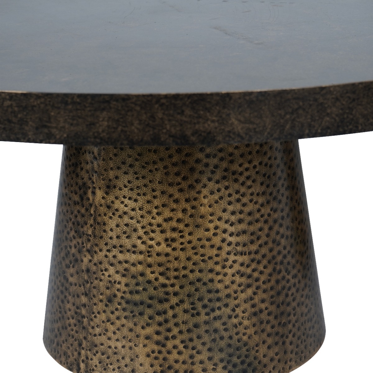 Sandbanks Set of 2 Iron Coffee Tables in Rustic Antique Gold by Libra | Style Our Home