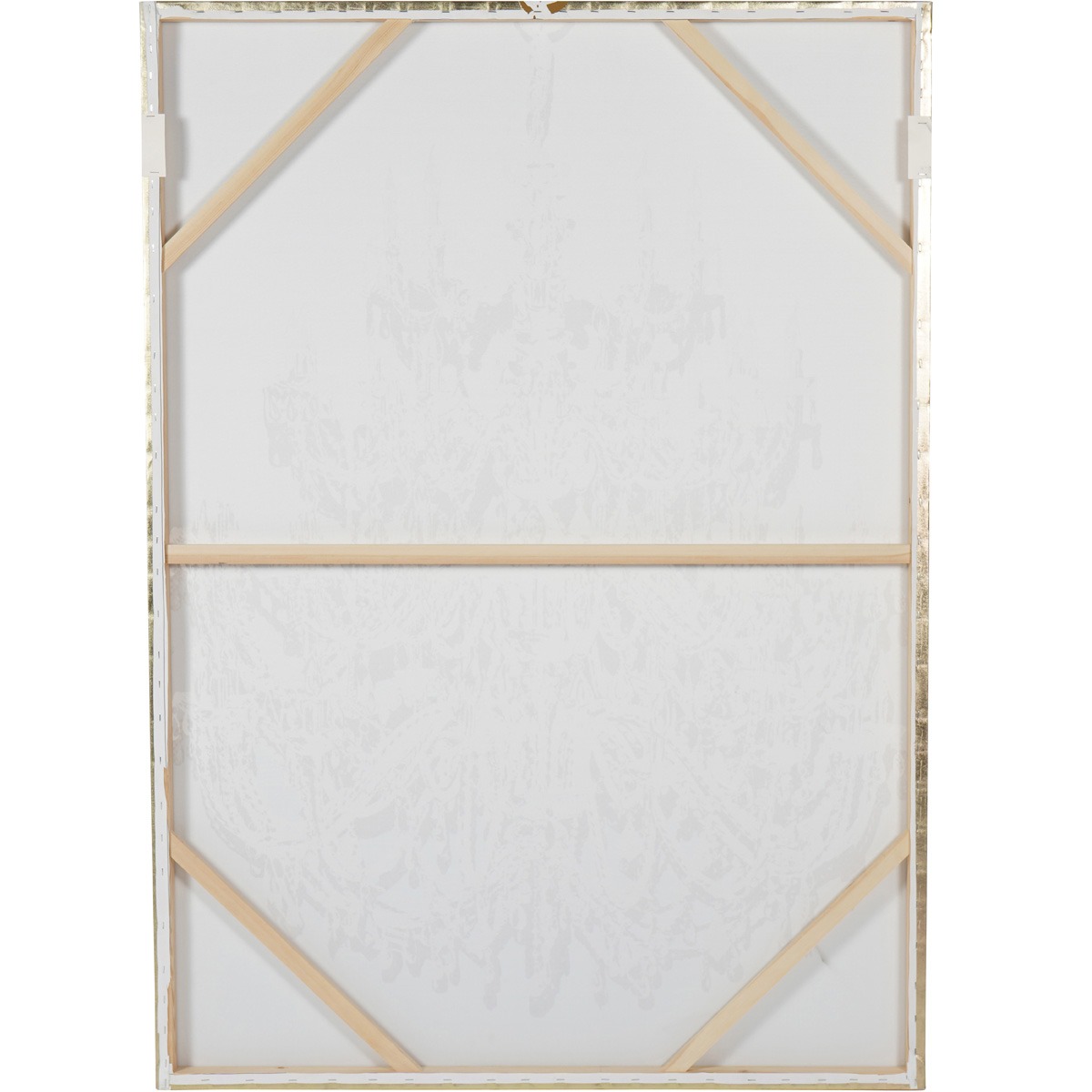 Chandelier Gold Foiled Canvas 140x100cm By Libra | Style Our Home