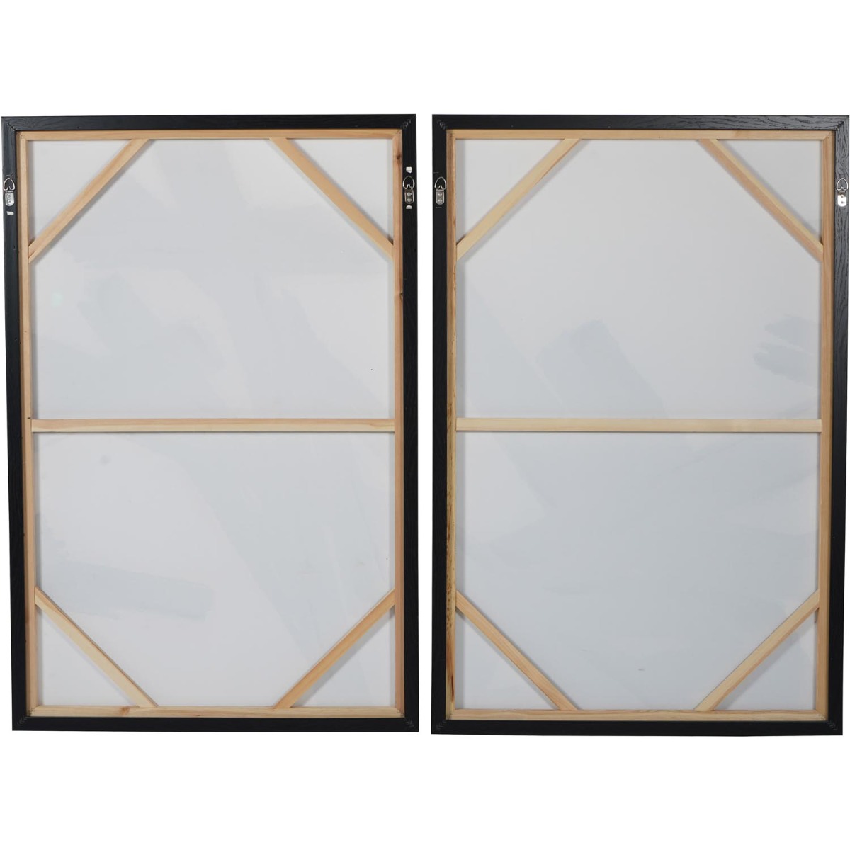Hand Finished Impasto Brushstokes Set of 2 Framed Canvases by Libra Designs | Style Our Home
