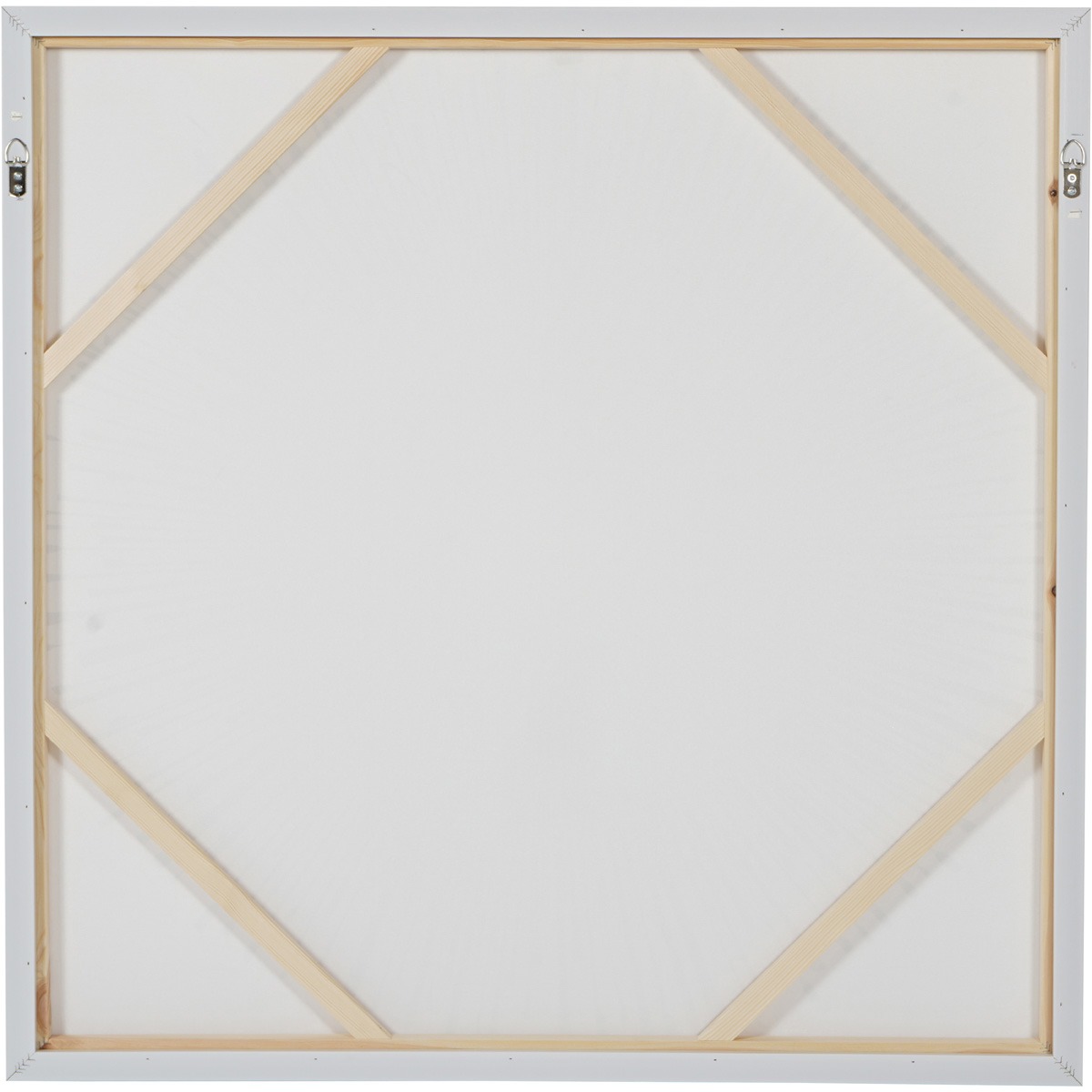 Golden Foiled Sunburst Framed Canvas 100x100cm By Libra | Style Our Home