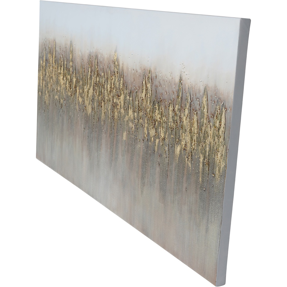 Abstract Golden Reeds Canvas  By Libra | Style Our Home