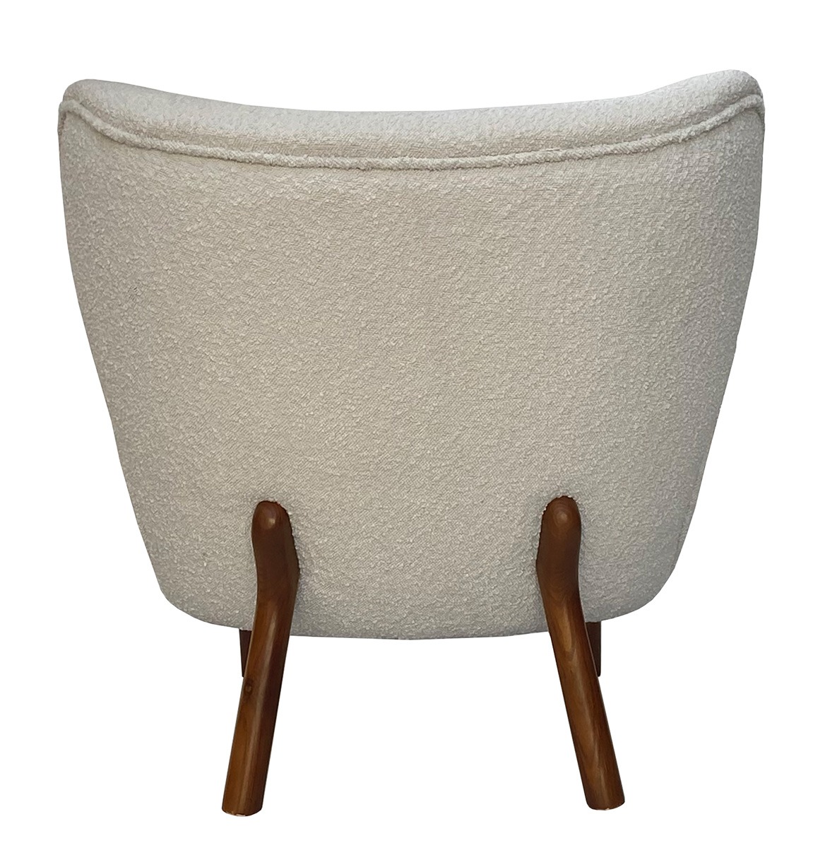 Lewis Wingback Occasional Chair Cream Boucle By Libra | Style Our Home