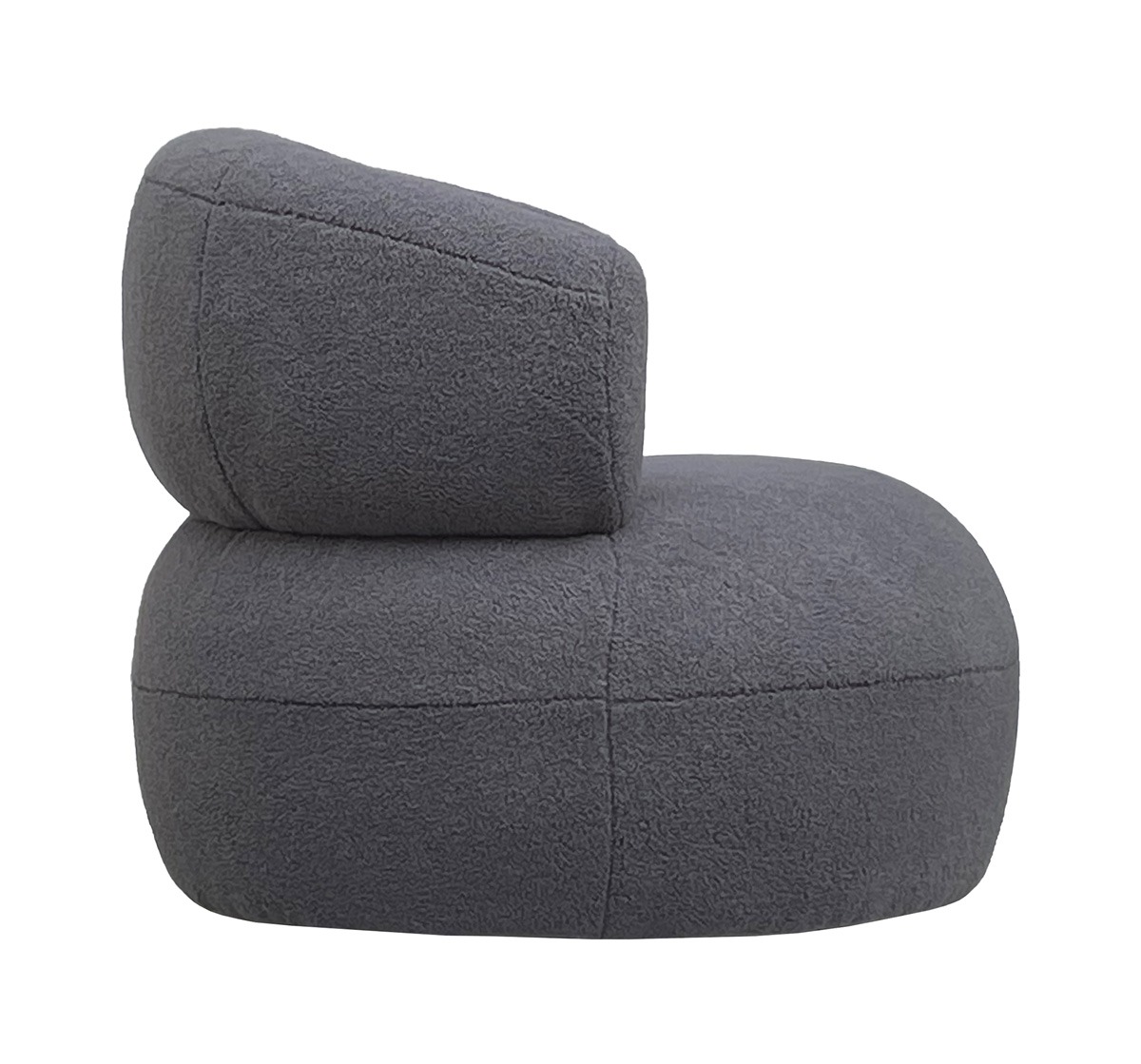 Luna Occasional Chair in Boucle Grey By Libra | Style Our Home