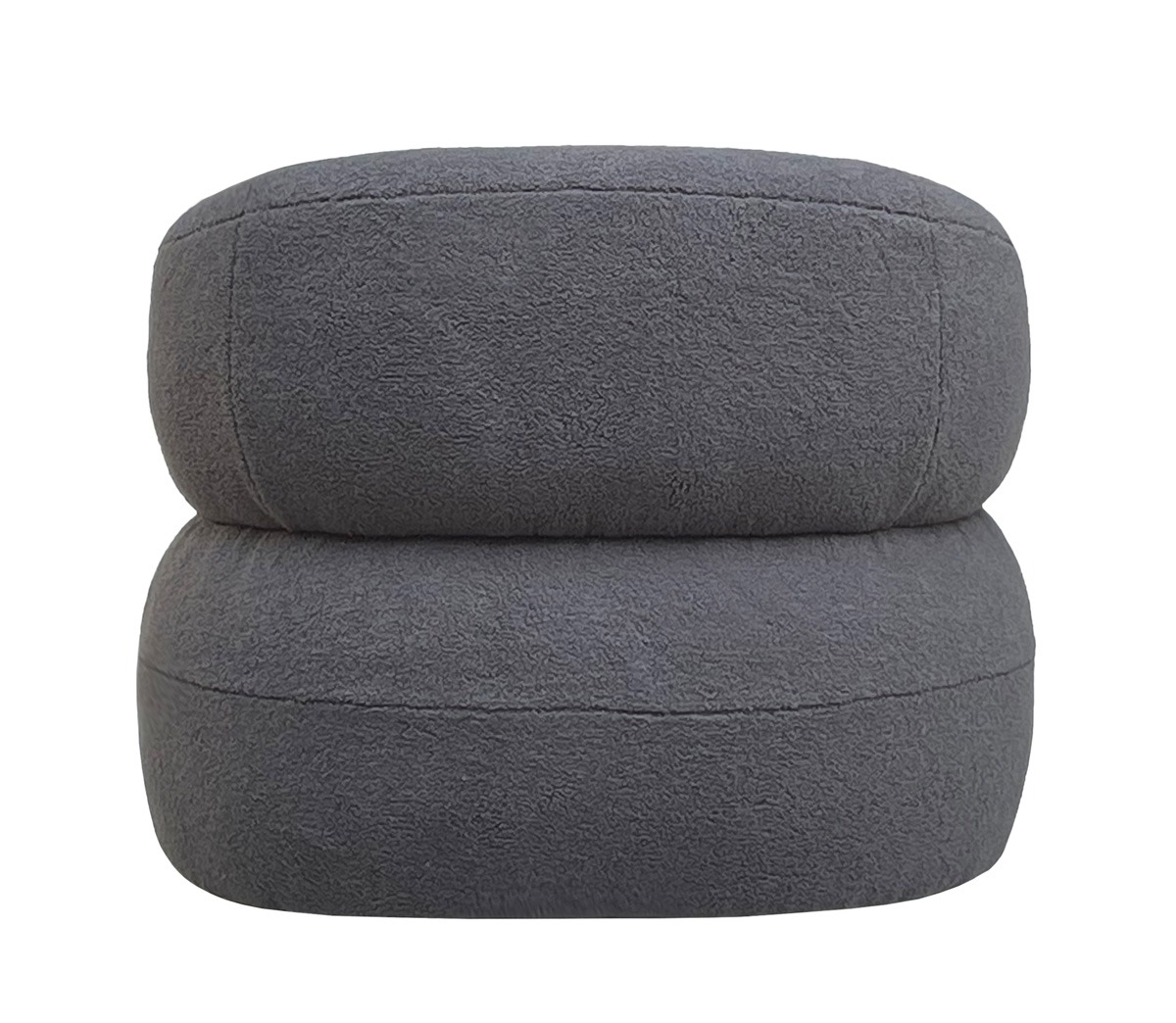 Luna Occasional Chair in Boucle Grey By Libra | Style Our Home