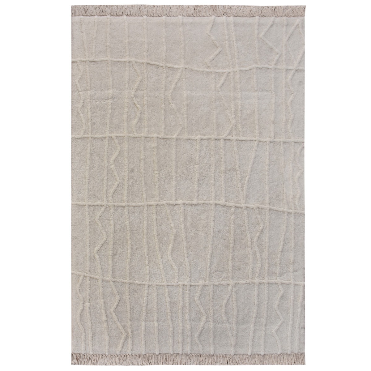 Marve Table Tufted Ivory 160x230cm New Zealand Wool and Cotton Rug By Libra | Style Our Home