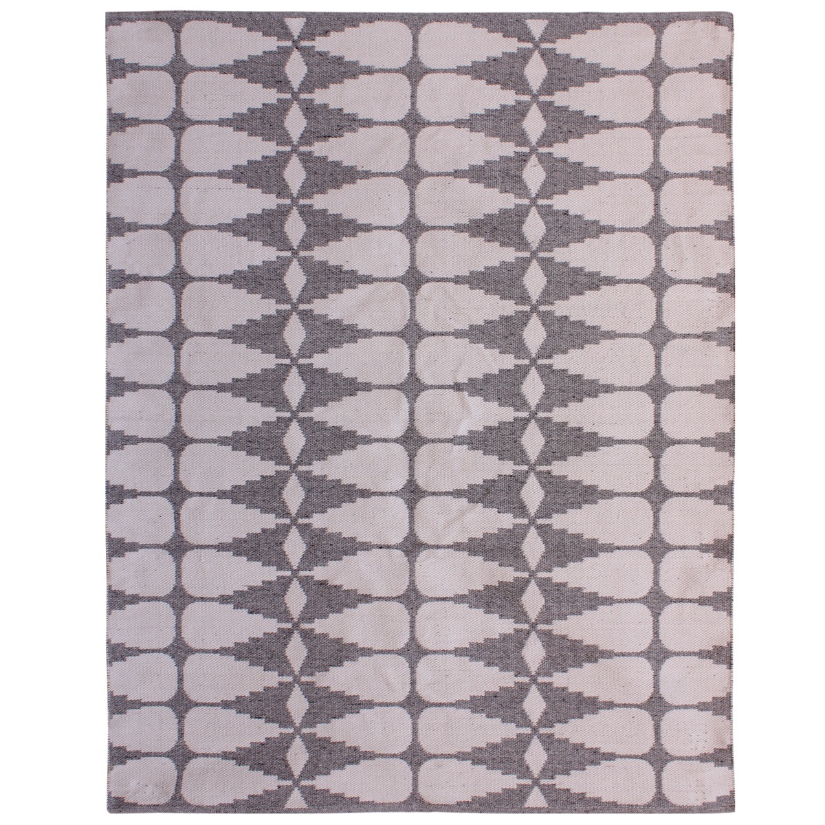 Ayudar Jacquard Woven Ivory, Grey & Charcoal 160x230cm  By Libra | Style Our Home 