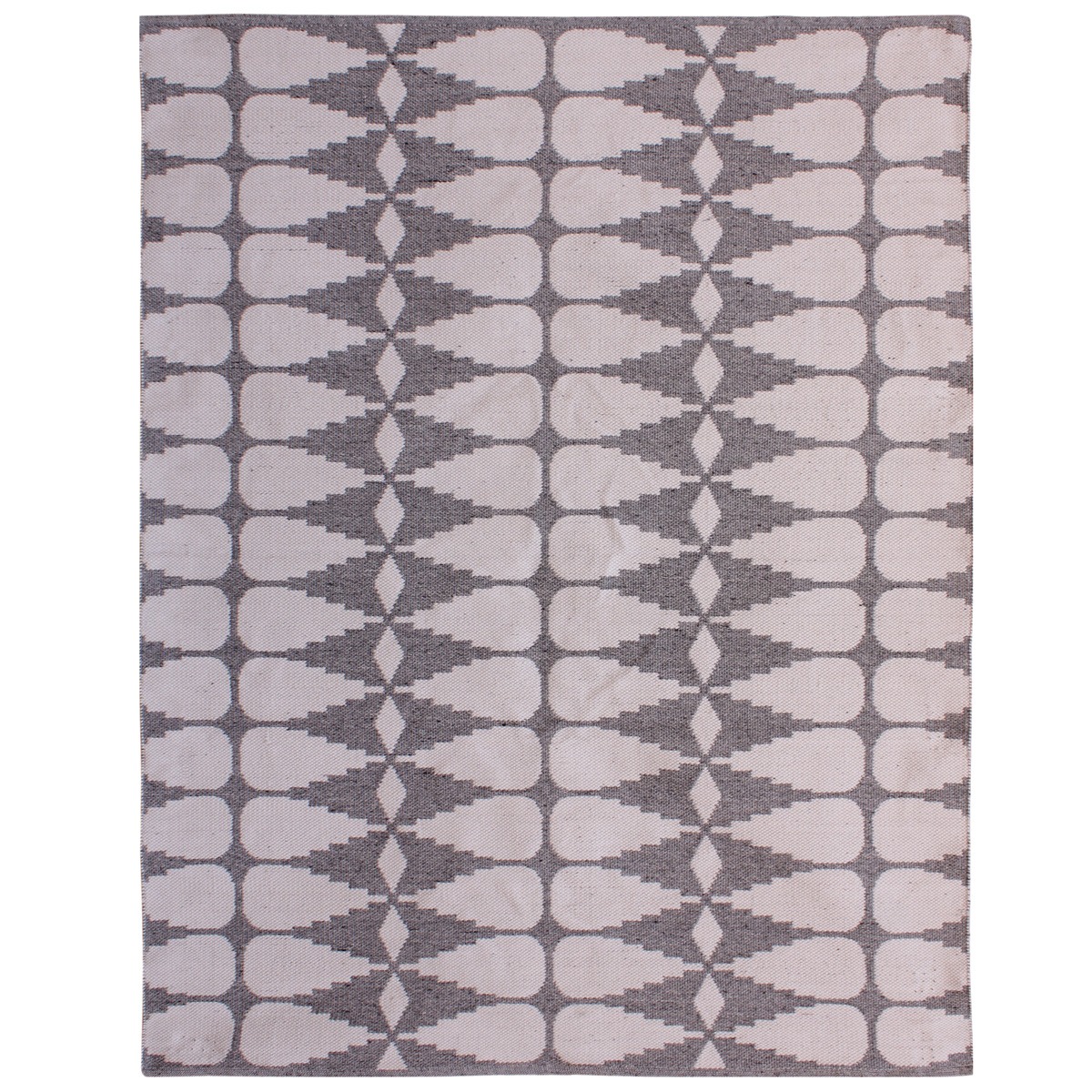 Ayudar Jacquard Woven Ivory, Grey & Charcoal 160x230cm  By Libra | Style Our Home 