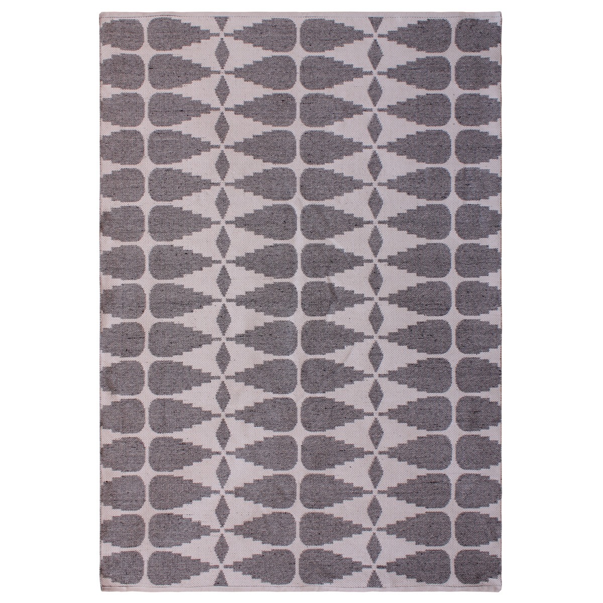 Ayudar Jacquard Woven Ivory, Grey & Charcoal 160x230cm  By Libra | Style Our Home 