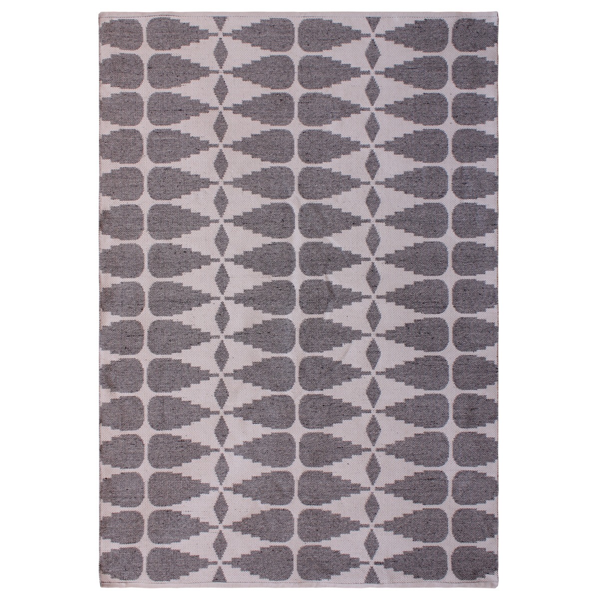 Ayudar Jacquard Woven Ivory, Grey & Charcoal 160x230cm  By Libra | Style Our Home 