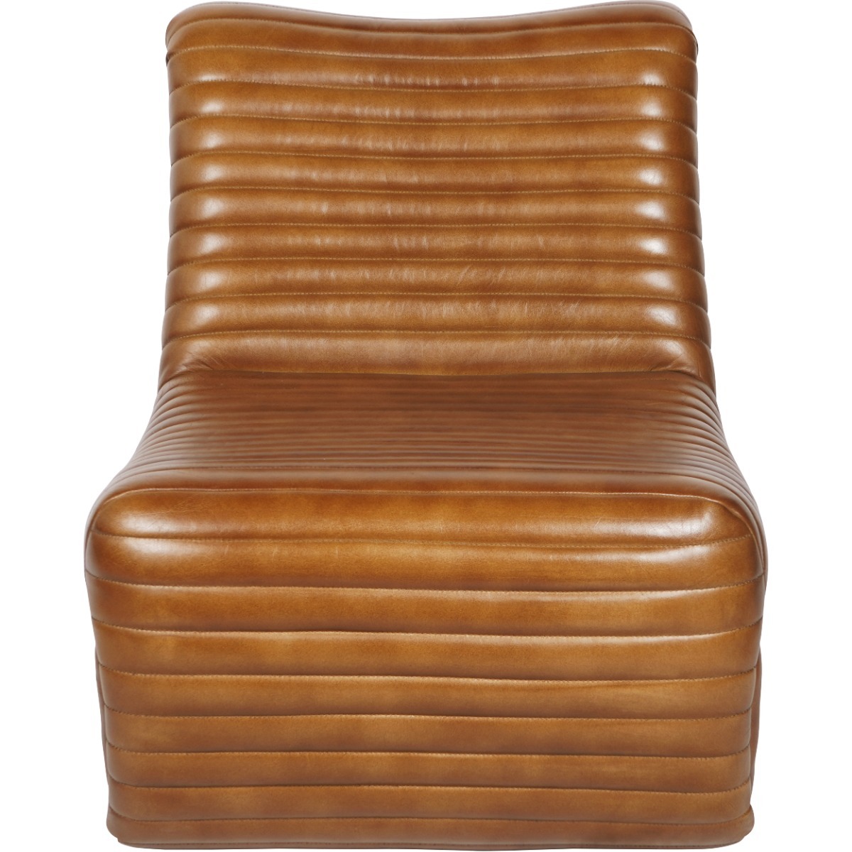 Trinity Brown Cognac Leather Occasional Chair by Libra | Style Our Home 