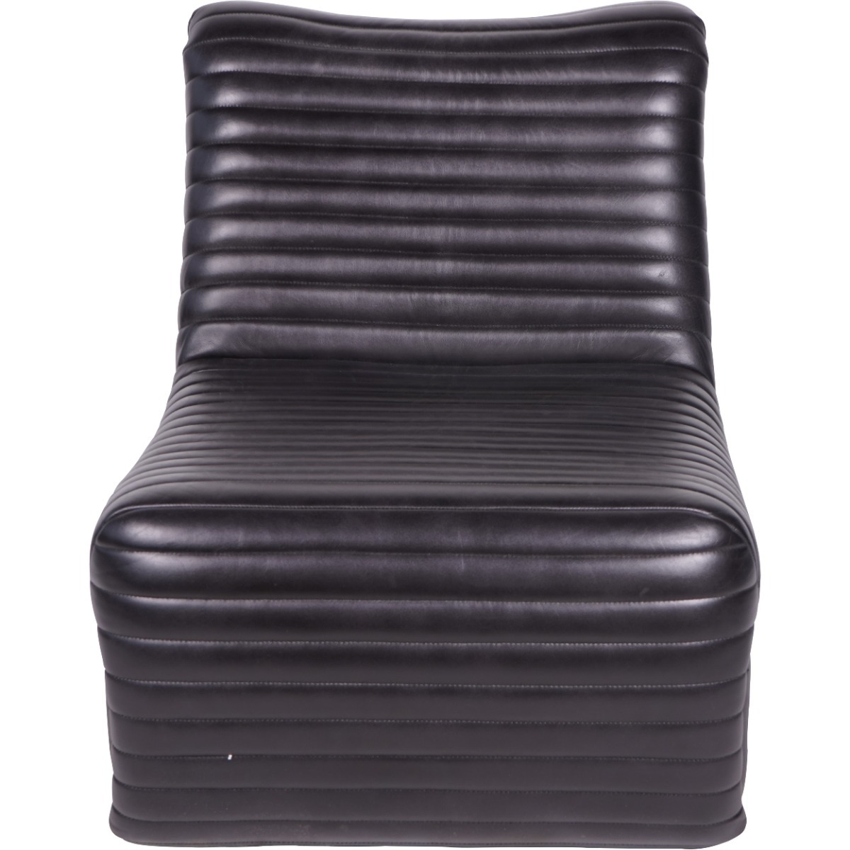 Trinity Charcoal Leather Occasional Chair by Libra | Style Our Home 