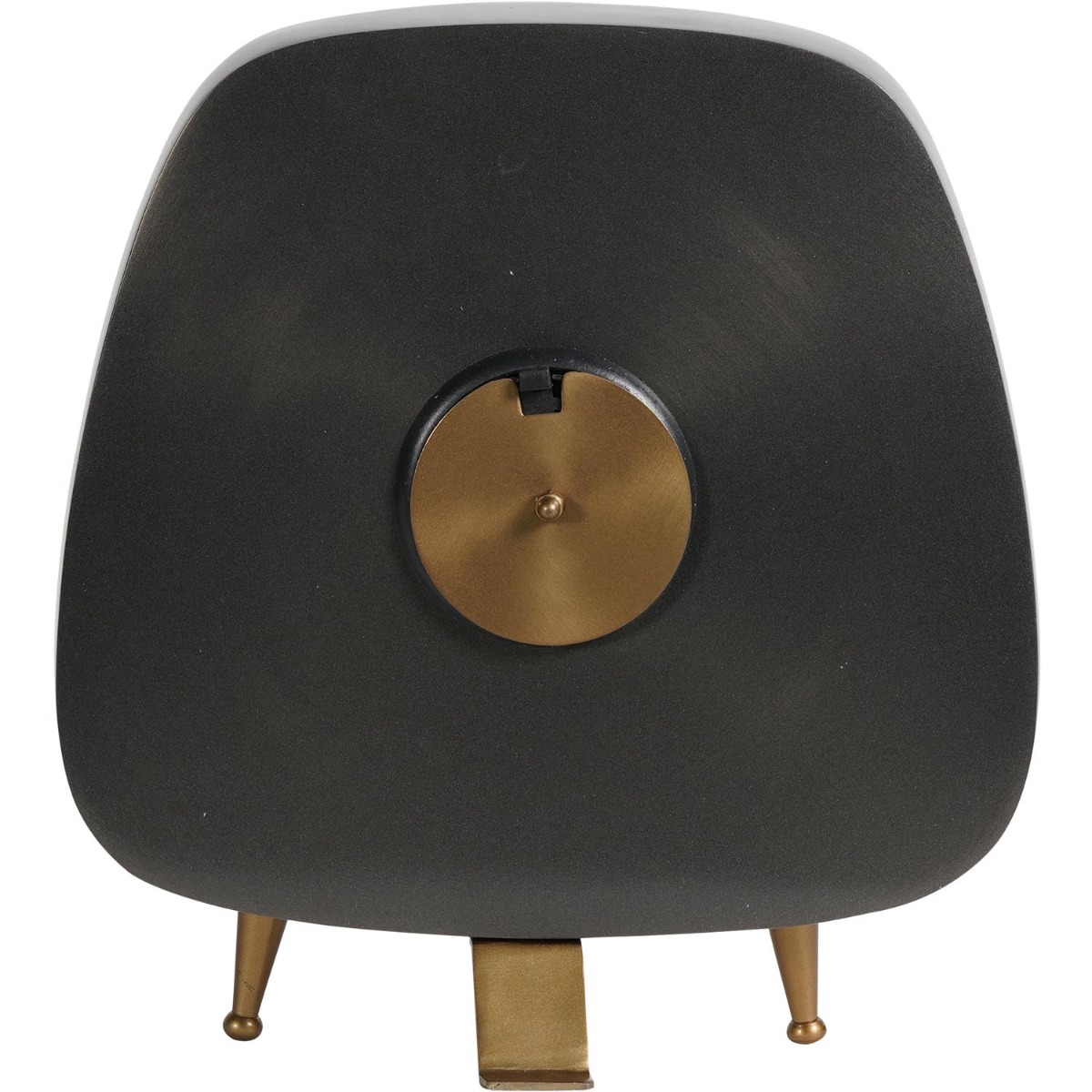 Mid Century Style Aluminium Table Clock Large 28cm by Libra Designs | Style Our Home
