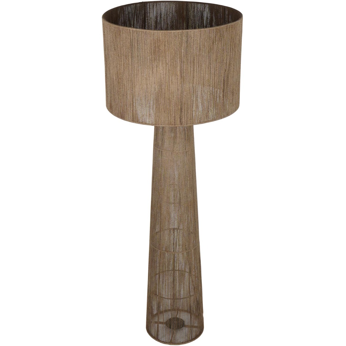 Natrang Jute Floor Lamp with Shade Large by Libra Designs | Style Our Home
