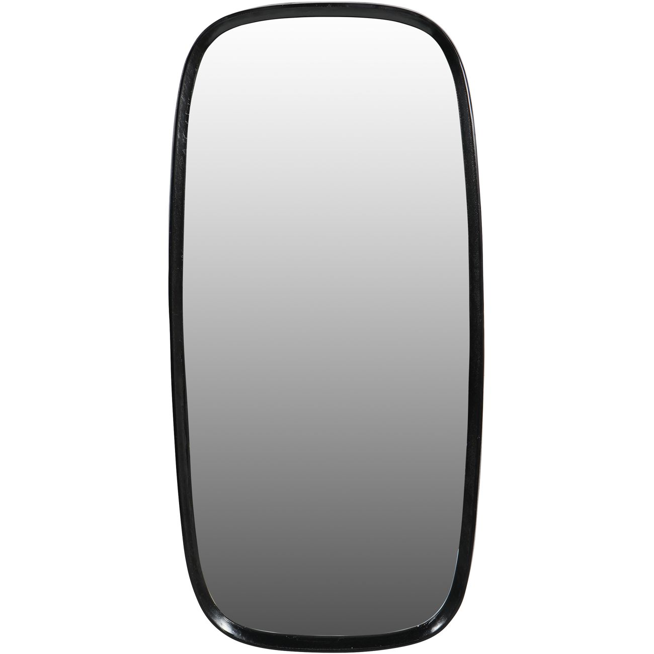 Lin Dark Graphite Textured Aluminium Mirror Slim by Ora Designs | Style Our Home