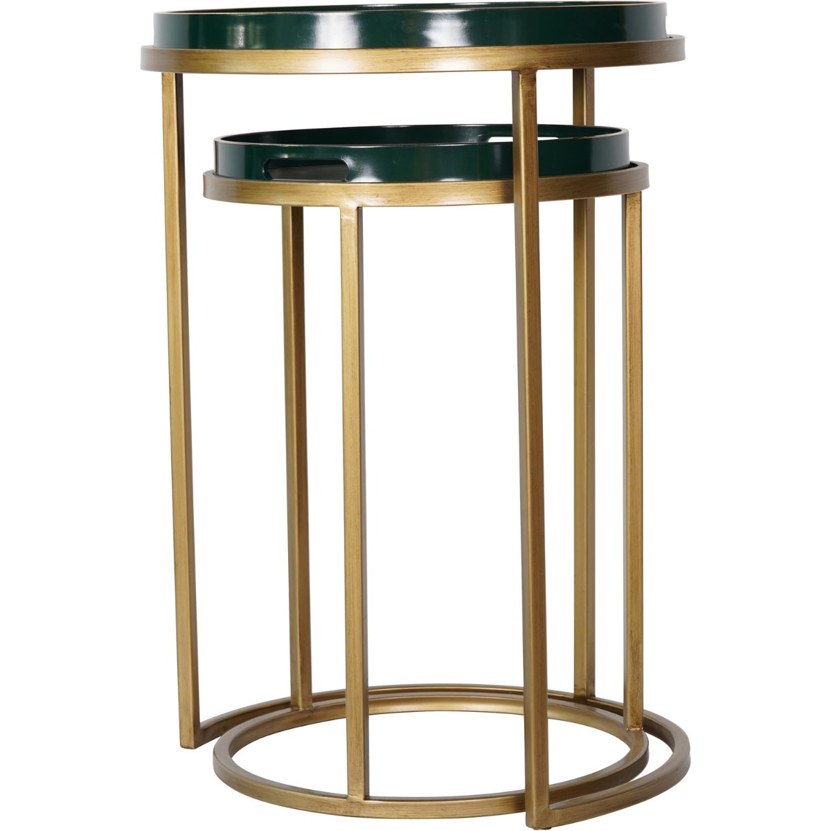 Laura Ashley Mathilde Floral Print Set Of 2 Side Tables by Libra Designs | Style Our Home
