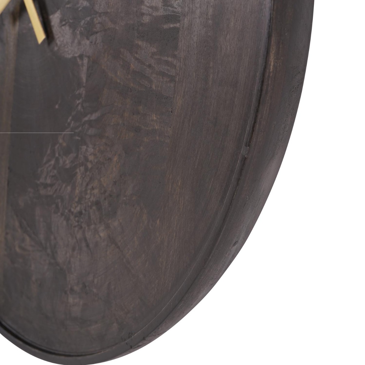 Mango Wood Bowl Wall Clock 56cm Dia L by Libra Designs | Style Our Home
