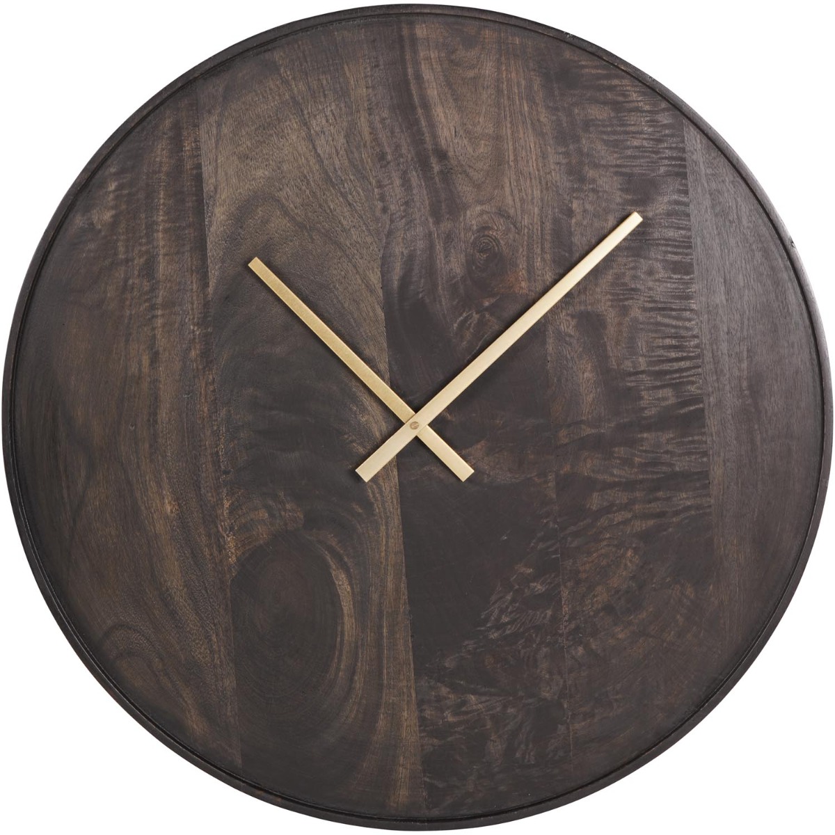 Mango Wood Bowl Wall Clock 56cm Dia L by Libra Designs | Style Our Home
