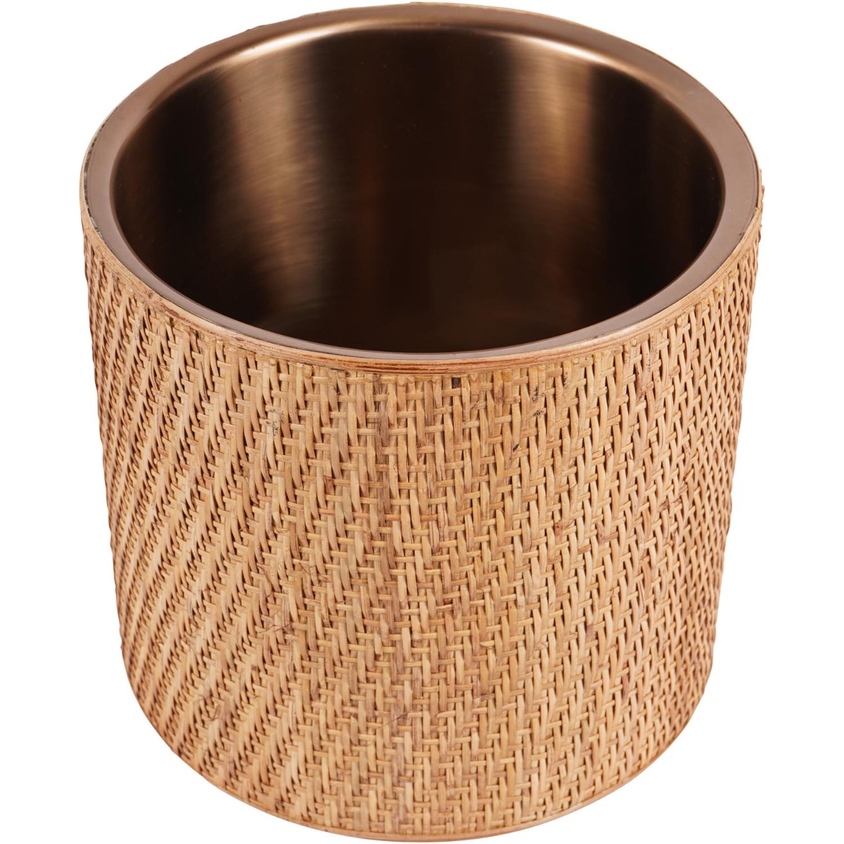 Rattan Dusky Gold Champagne Cooler by Libra Designs | Style Our Home
