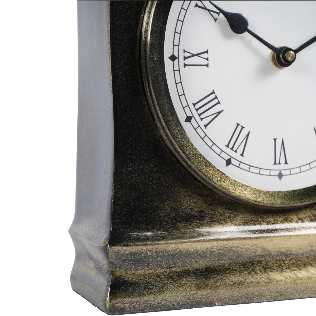 Taunton Antique Finish Mantel Clock Large by Libra Designs | Style Our Home
