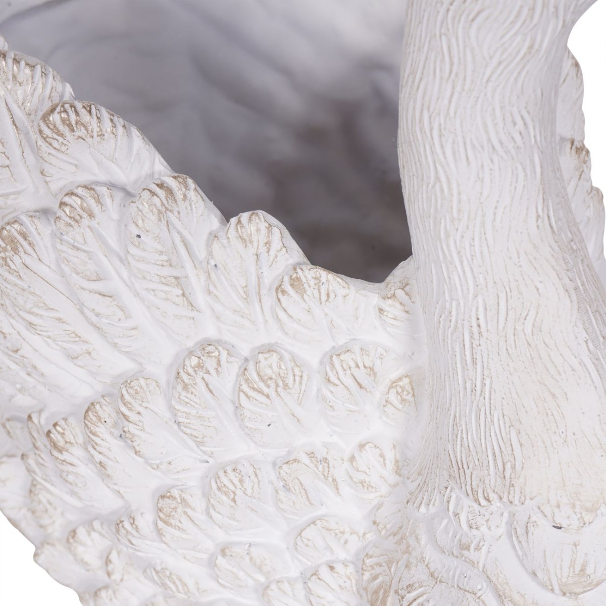 Laura Ashley Large Distressed Swan Planter by Ora Designs | Style Our Home