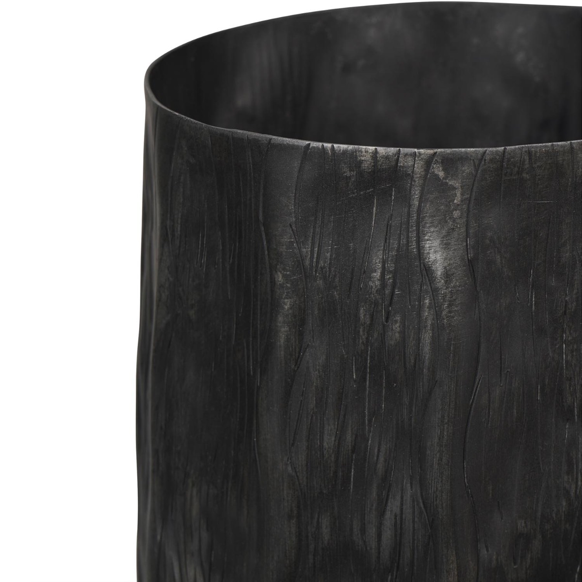 Holland Planters Set of Three Antique Pewter by Libra Designs | Style Our Home
