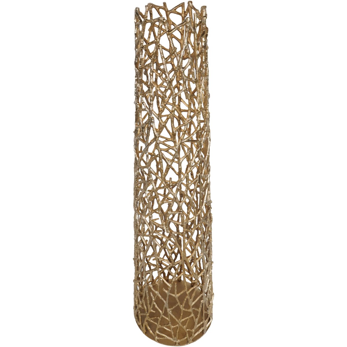 Twig Gold Sculpture Floor Vase by Libra Designs | Style Our Home
