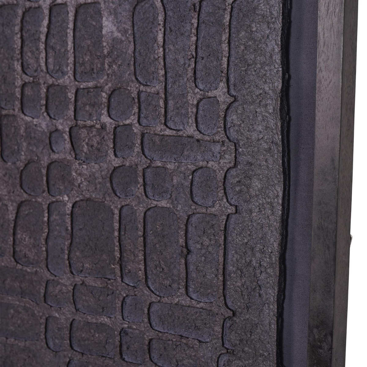 Trenton Large Black Wall Art Papier Mache 1 by Libra Designs | Style Our Home
