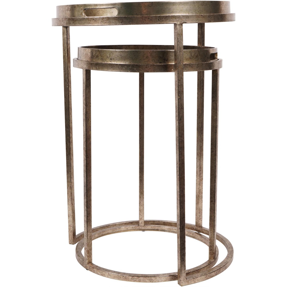Palm Tree Set Of 2 Side Tray Tables by Libra Designs | Style Our Home
