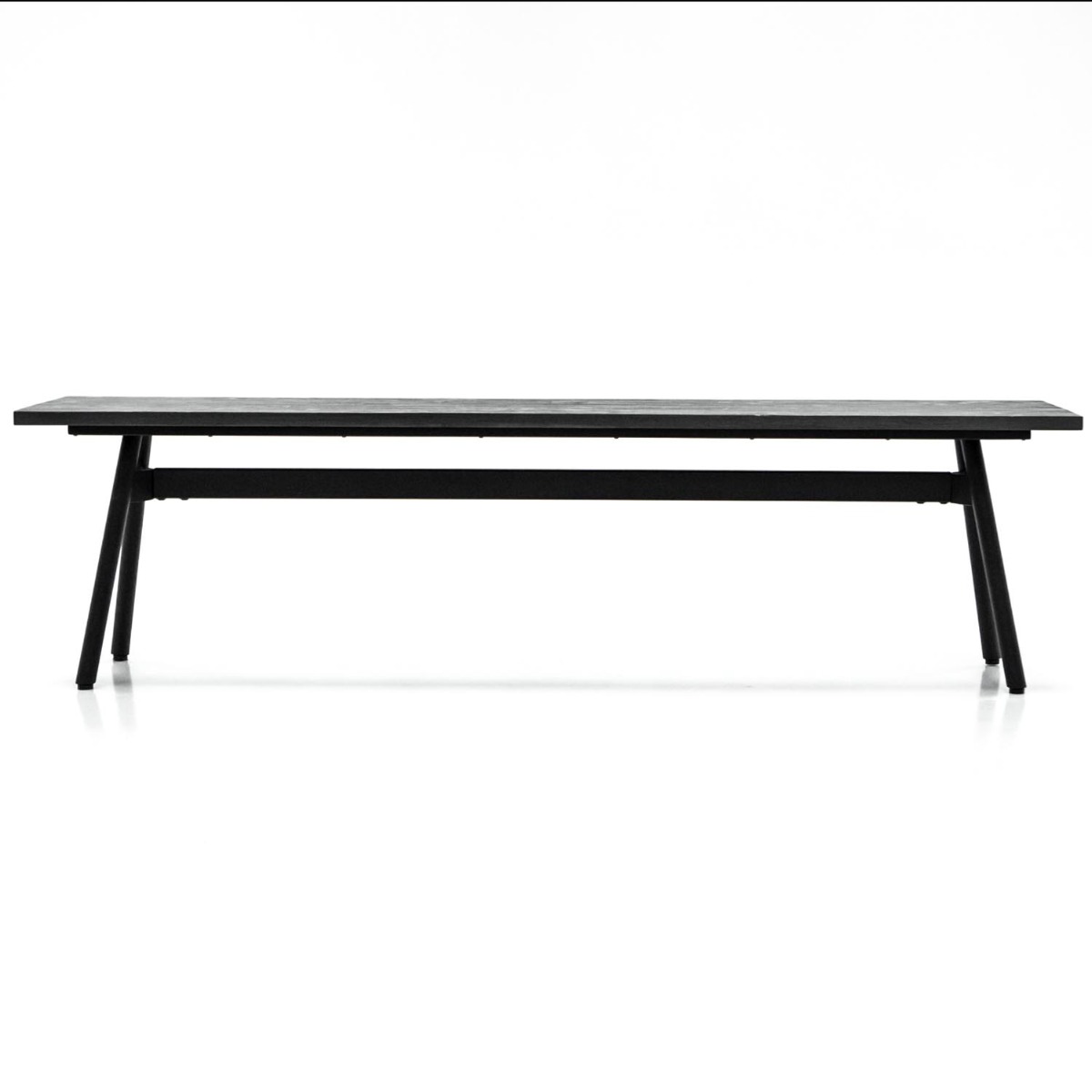 Bronks Black Acacia Bench 170cm by Libra Designs | Style Our Home
