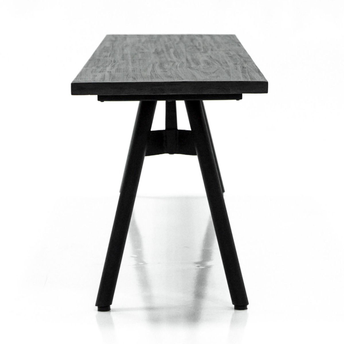 Bronks Black Acacia Bench 170cm by Libra Designs | Style Our Home
