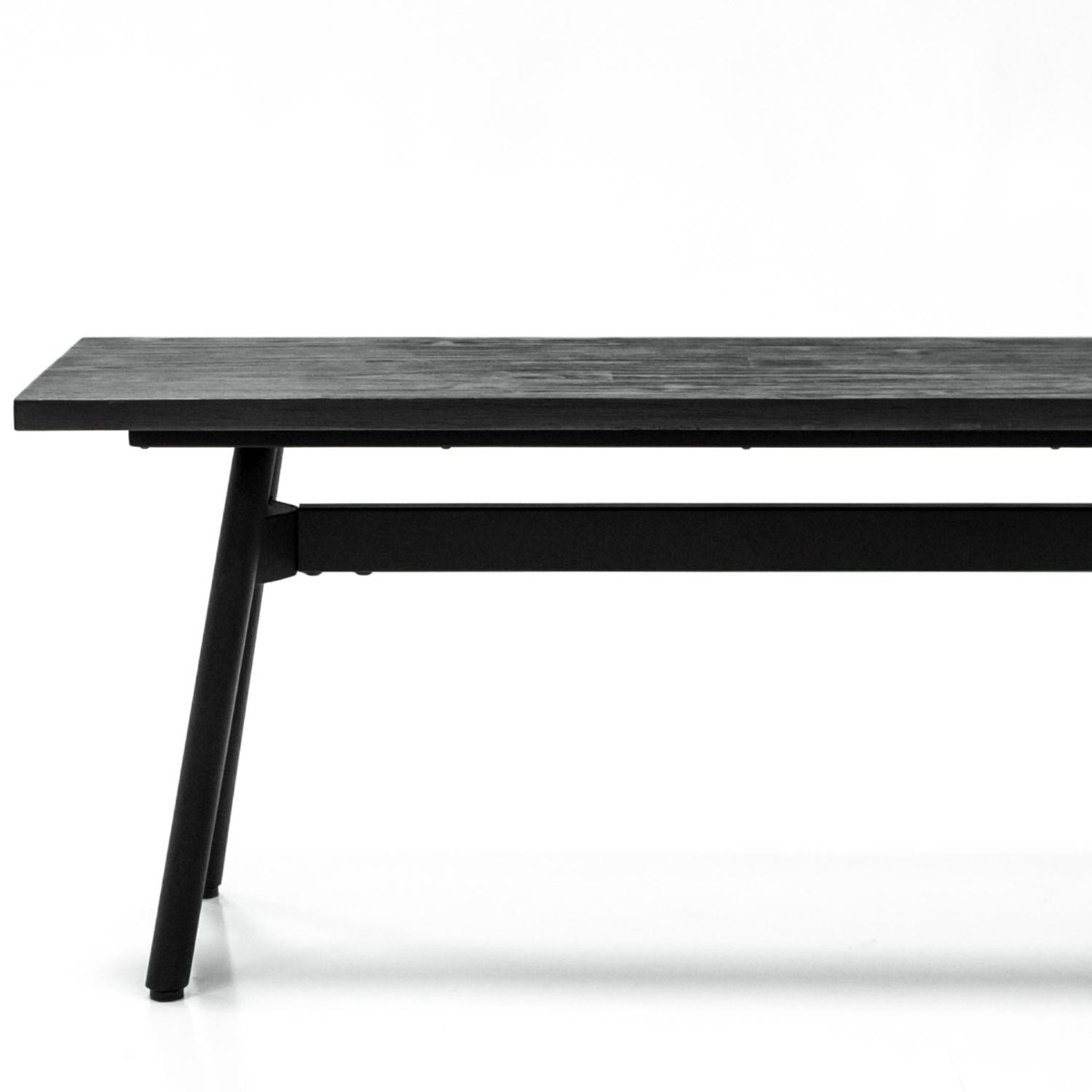 Bronks Black Acacia Bench 170cm by Libra Designs | Style Our Home
