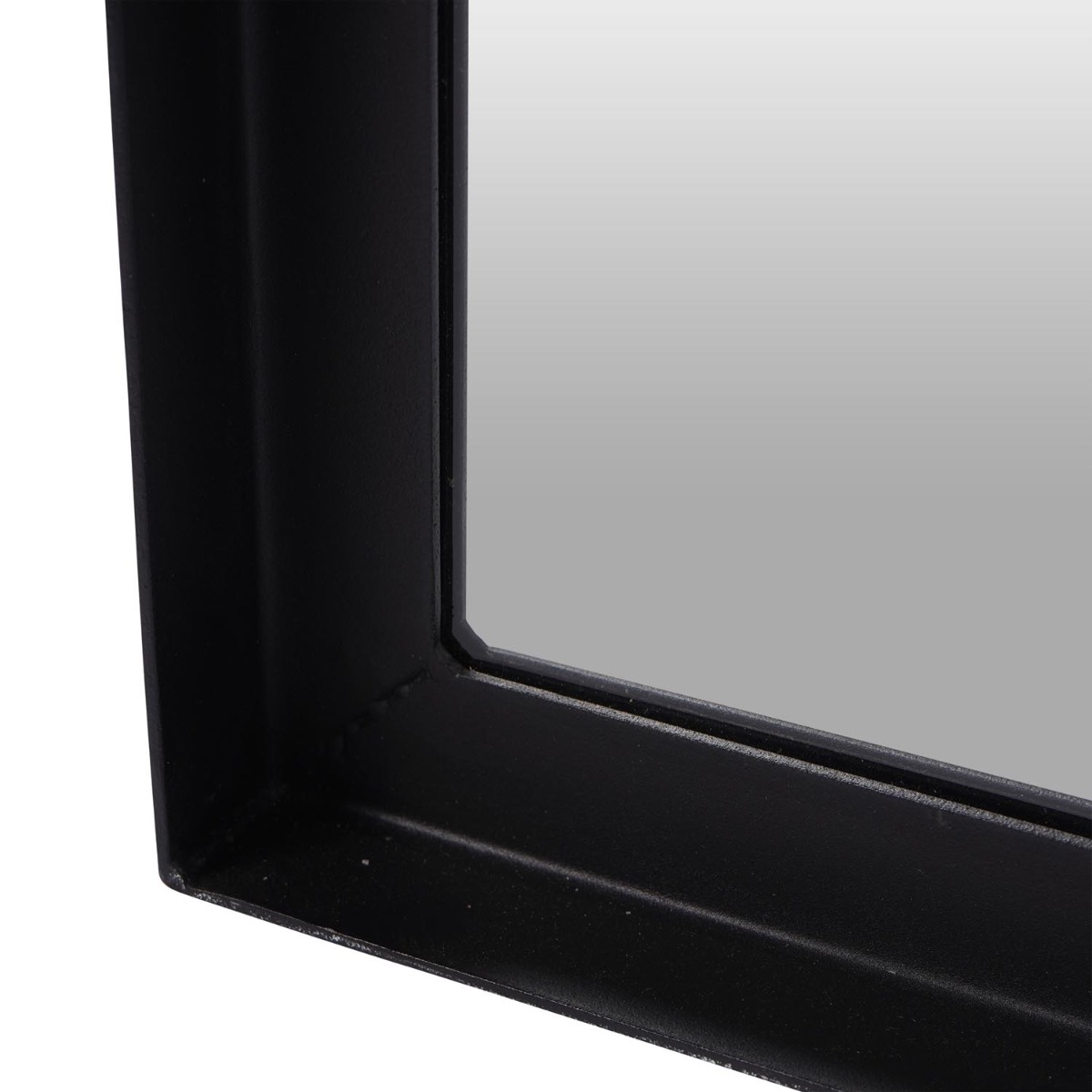 Bronks Black Acacia Wall Mirror 100 x76cm by Libra Designs | Style Our Home
