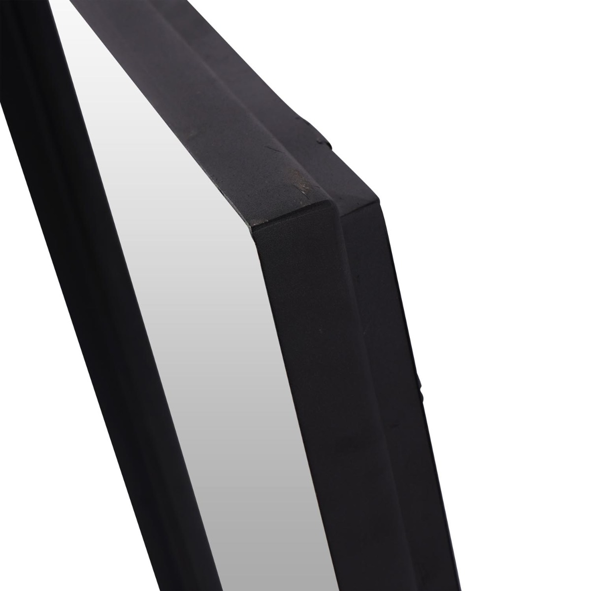 Bronks Black Acacia Wall Mirror 100 x76cm by Libra Designs | Style Our Home
