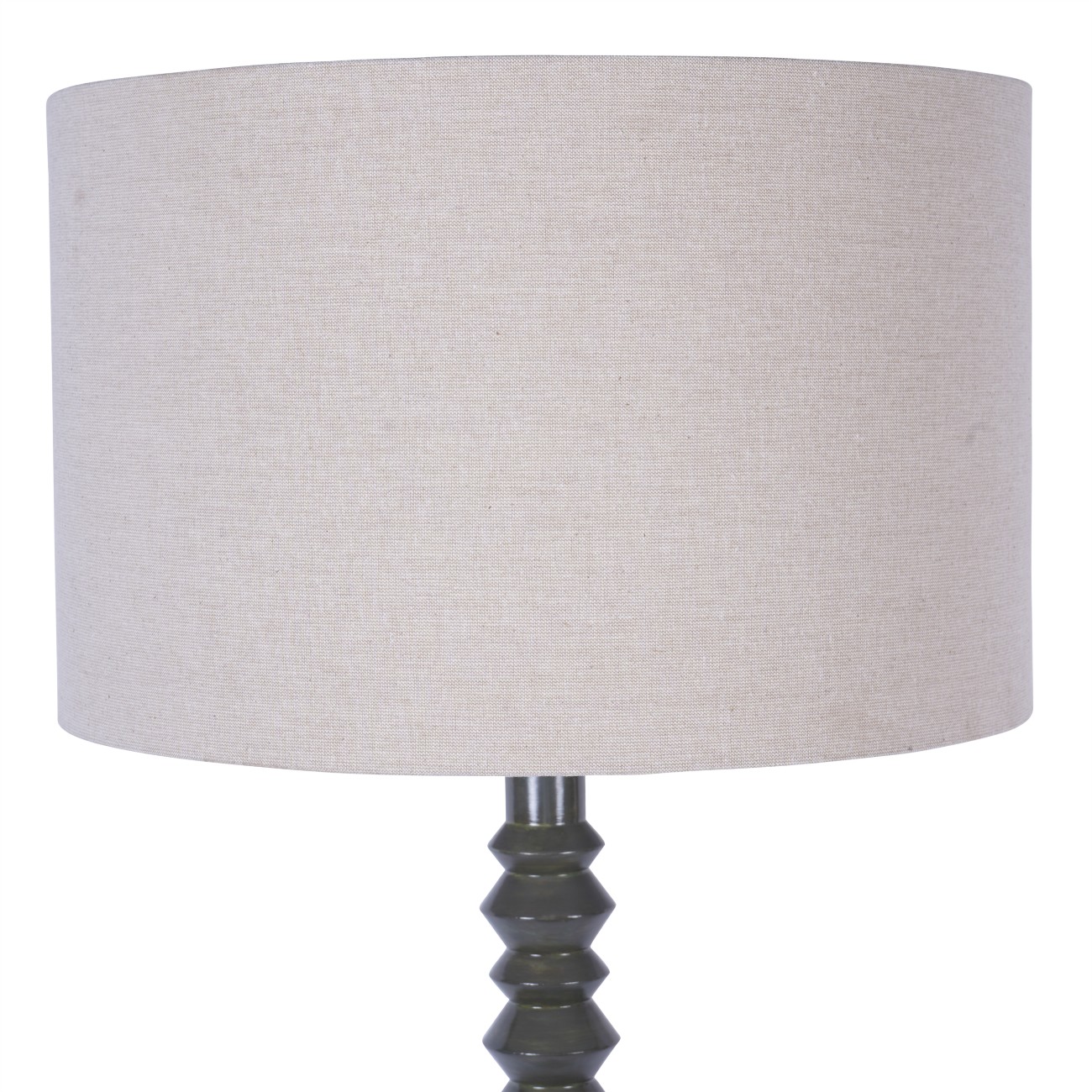Lacquer Floor Lamp Base Olive With 16″ Shade by Ora Designs | Style Our Home