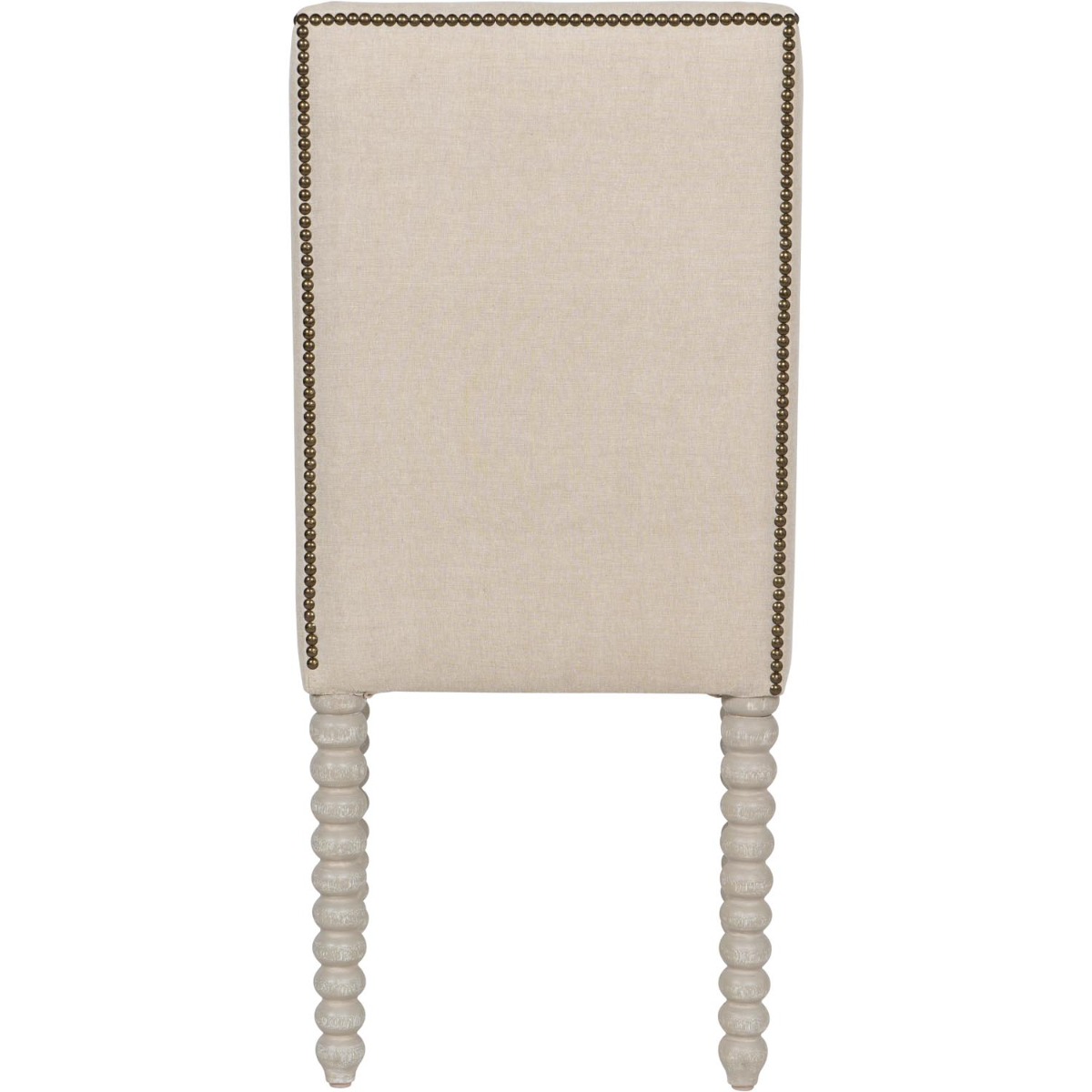 Barnabus Upholstered Dining Chair Ivory by Libra Designs | Style Our Home
