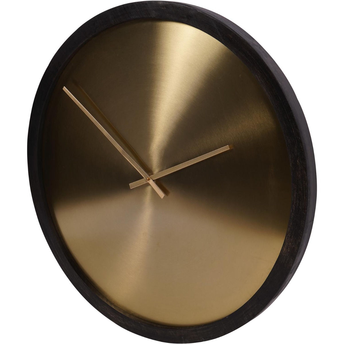 Iron Dial Wall Clock with Wooden Frame L by Libra Designs | Style Our Home
