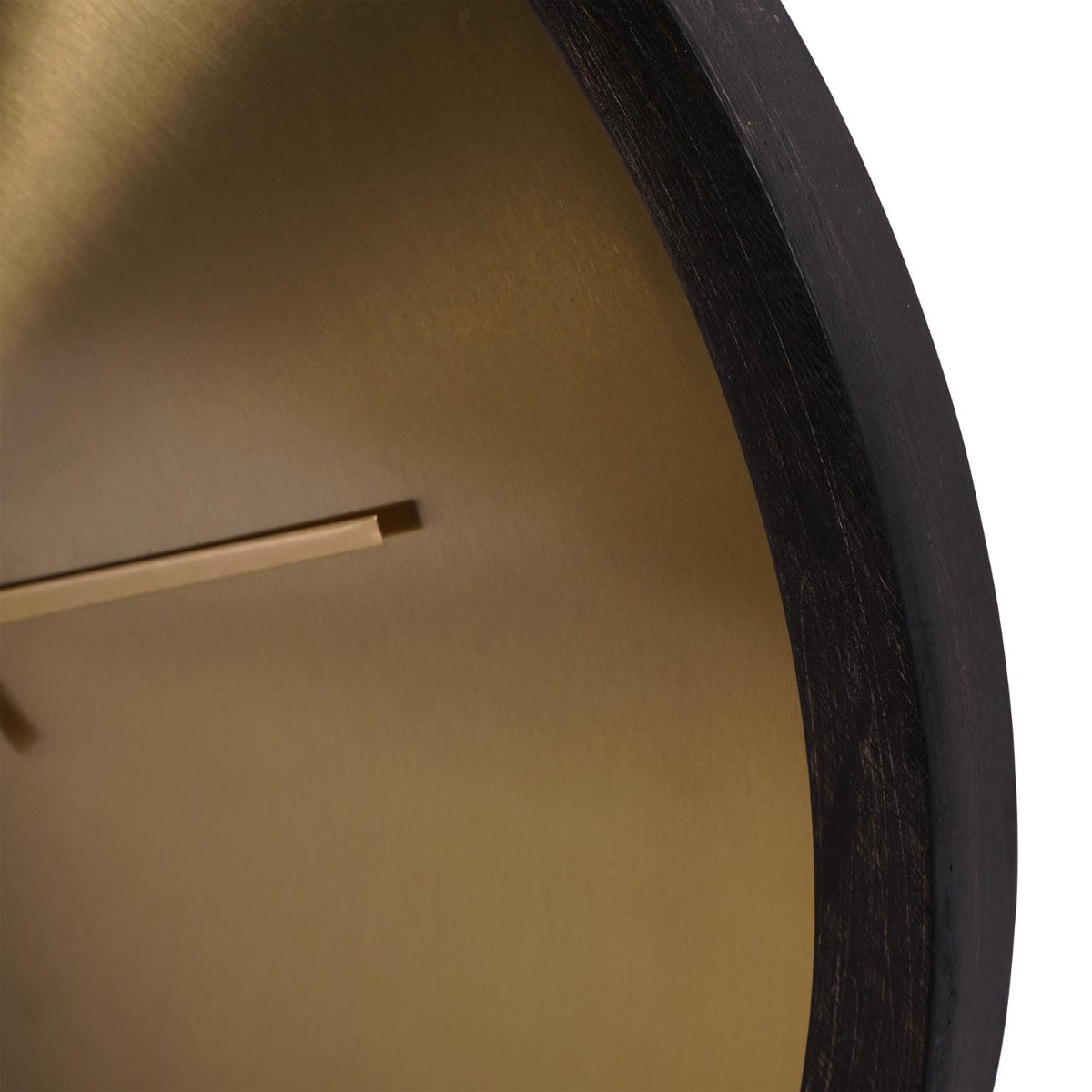 Iron Dial Wall Clock with Wooden Frame L by Libra Designs | Style Our Home

